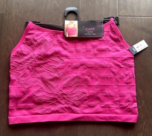 Sujetador sin costuras No Boundaries Bralette con estante floral rosa caliente juniors XXXL - Imagen 1 de 5