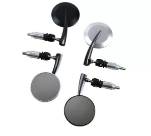 Oldbones Universal Cafe Racer 1 Pair End Rearview Side Rear-view Mirrors 22mm - Bild 1 von 15