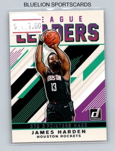 2019-20 Donruss League Leaders #10 James Harden - Picture 1 of 2