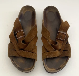 Birkenstock Lugano Riemchen Slipper Sandalen Größe 7 / EUR 38 - Bild 1 von 11