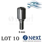 Lot x10 Dental Healing Cap Abutment narrow platform titanium 5 mm