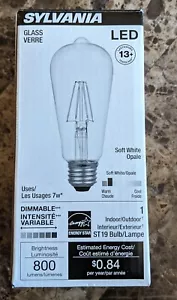 Sylvania LED Glass Verre - Light Bulb ST19 7 watt E26 - Soft White Opale - Picture 1 of 8