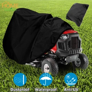 Heavy Duty Waterproof Riding Lawn Mower Cover Tractor UV Protection Garden Yard - Picture 1 of 8
