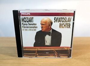 Sviatoslav Richter Mozart Piano Sonatas K282 545 310 Philips CD 422 583-2
