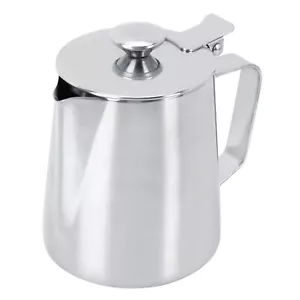 Milk Frothing Pitcher 350ml Stainless Steel Coffee Cup Mug Milk Frothing Pitc... - Picture 1 of 9