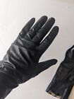 Black Leather Gloves no lining size Medium Womens
