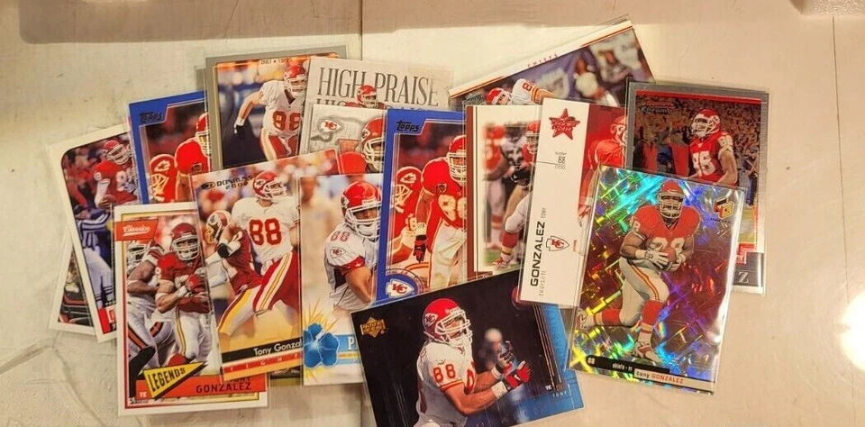 Tony Gonzalez  HOF TE  - Various Cards - Pick from List - Image 1 of 1