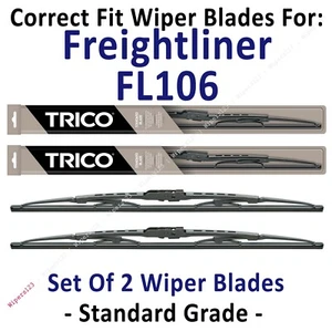 Paquete de 2 cuchillas limpiaparabrisas estándar - apto para 1994-2003 Freightliner FL106 - 30240x2 - Imagen 1 de 1