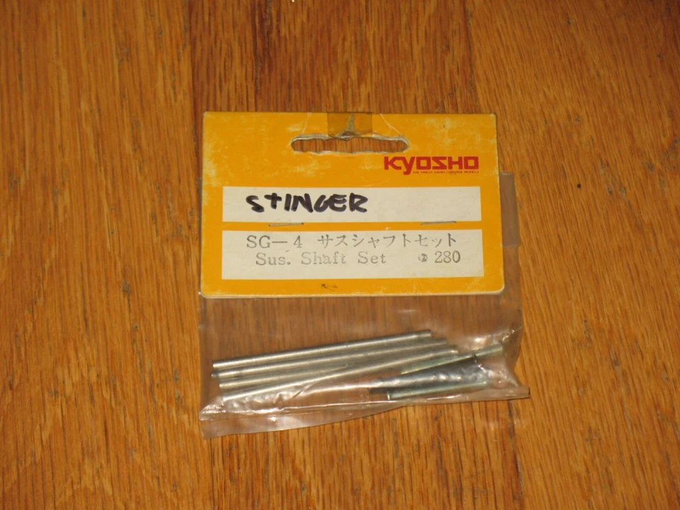 Kyosho SG-4 Vintage 1/10 RC R/C Stinger Suspension Shaft Set Pins NEW NOS SG4 - Image 1 of 1