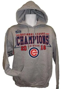 New 2016 World Series Chicago Cubs Mens S-M-L-XL-2XL High Hands Gray Hoodie - Picture 1 of 5
