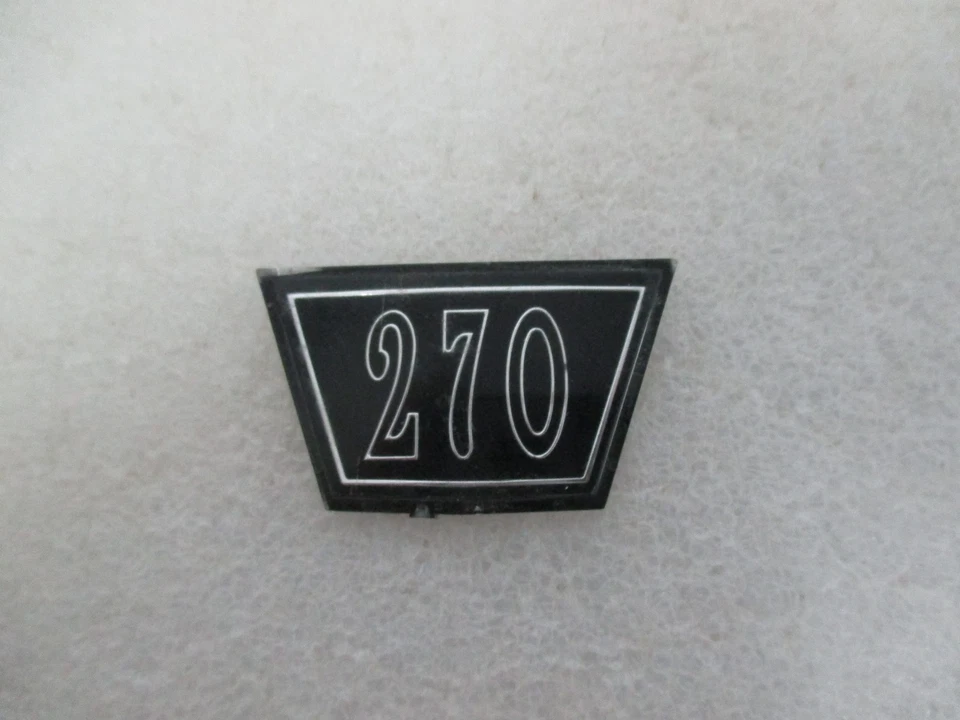 Mopar NOS 1964 Dodge Dart 270 capó adorno insertar calcomanía 2417943 Foto 1 de 4