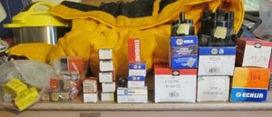 Lot of about 53 ATLAS, Coast to Coast, Napa, Motocraft, Etc. Ignition Parts /NOS - Picture 1 of 7