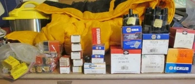 Lot of about 53 ATLAS, Coast to Coast, Napa, Motocraft, Etc. Ignition Parts /NOS - Image 1 of 4