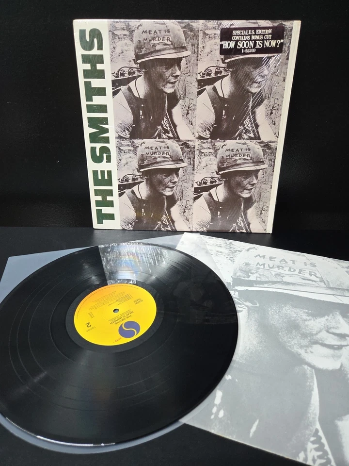 The Smiths Meat Is Murder Lp Vinyl 1985 1st SRC Press Shrink/Hype/Insert EX/EX - Image 1 of 4