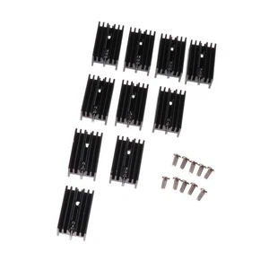 Dissipateur de chaleur en aluminium de 10 pcs 15x11x25mm pour transistors mosfet - Photo 1/6