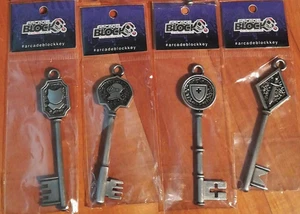 RESIDENT EVIL MANSION KEYS X4 ARCADE BLOCK NEW SEALED CAPCOM COMPLETE SET 2 3 4 - Imagen 1 de 1