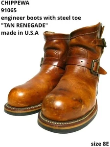 Tan Renegade! Short! Golden Größe 8E! Chippewa 91065 Engineer Stiefel #1126 - Bild 1 von 10