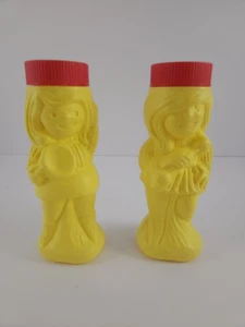 Vintage 70er Jahre Domino Sugar N’ Cinnamon Yellow Majorette und Cheerleader - Bild 1 von 6