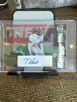 2023 Leaf Pro set Pure Action Ink Travis Hunter Auto ! #6 Out of 8 ! - Image 1 of 4