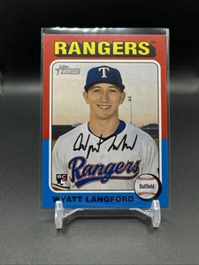 2024 Topps Heritage High Number Wyatt Langford RC #581 Color Swap Variation SP🔥 - Picture 1 of 14