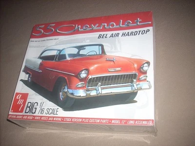 '55 CHEVY BEL AIR HARDTOP, SEALED, BIG 1/16, OLD, NICE !! - Image 1 of 2