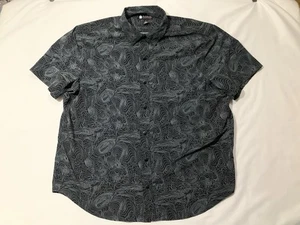 Alaskan Hardgear Shirt XXL Black Gray Duluth Trading Co Short Sleeve Button - Picture 1 of 8
