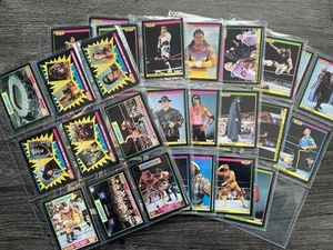 Merlin Gold WWF Series 1 100% Complete Wrestling Trading Card Set 1992 - Bild 1 von 13