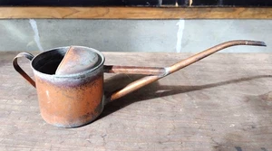 Japanese Vintage Steel Garden Jug Watering Can L15.0×H3.5inch For Interior Use - Picture 1 of 9