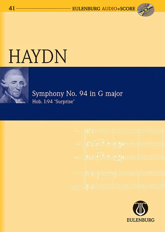 Study Score Haydn Symphony No 94 in G Major Hob I:94 London No 3 Music Book & CD - Image 1 of 1