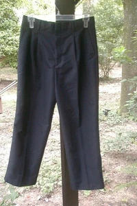 Boy's GEORGE Navy Blue Pleated Front Dress Pants Sz 14 30 x 25.5 - Picture 1 of 5