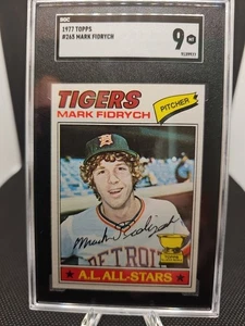 1977 Topps Mark Fidrych AL All-Stars RC Rookie Cup #265 ..SGC 9 MT...0Sharp!! - Picture 1 of 2