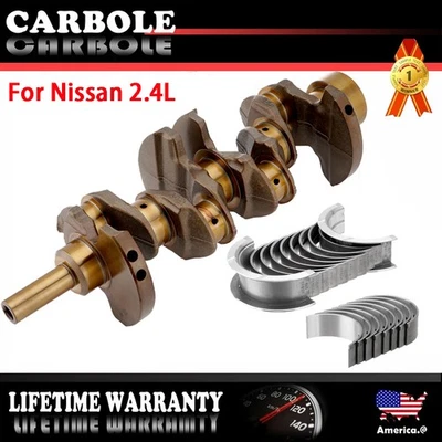 Kit de cojinetes de cigüeñal y varilla principal del motor KA24E KA24DE para Nissan D21 240SX 2,4 L Foto 1 de 4