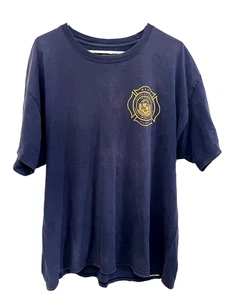 Camiseta RARA 2004 Estación Maui Wailea 14 Departamento de Bomberos Talla XL Azul Marino Carnoso T - Imagen 1 de 7