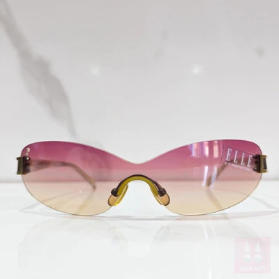Elle 2757 vintage sunglasses Y2K lunette zonnebril shades wrap shield wraparound - Imagen 1 de 4