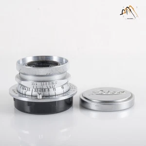 LEITZ Leica Summaron L39 35mm/F3.5 E39 Silver Lens Yr.1951 LTM Germany #10911 - Picture 1 of 9