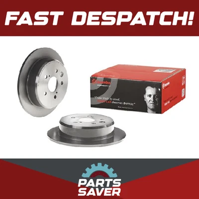 2x Par de discos de freno sólidos para LEXUS IS300h Mk3 2,5 trasero 13 a 20 2AR-FSE 291 mm Foto 1 de 4