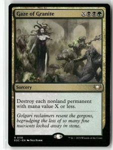 Gaze of Granite 116 NM MTG Commander: Edge of Eternities Magic - Picture 1 of 2