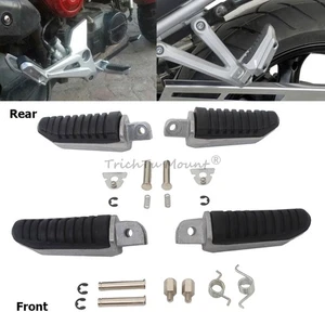 Front Rear Footpegs Foot Pegs Footrest For Suzuki GSX1300R Hayabusa 2008-2012 09 - Picture 1 of 15