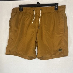 G Star Raw Badeshorts Herren Extra Large Braun Badehose Dirik Solisd - Bild 1 von 3