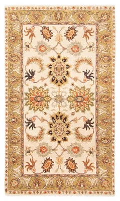 Cream 3'0" x 5'0" Hand-knotted Oriental Carpet Traditional Wool Area Rug - Image 1 of 4