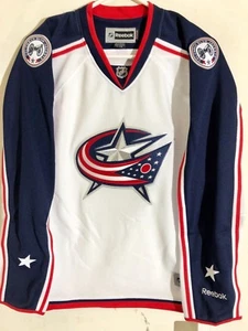 Reebok Women's Premier NHL Jersey Columbus Blue Jackets Team White sz L - Picture 1 of 2