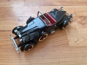 1/24 Scala Franklin Mint Classico 1927 Stutz Nero Hawk Speedster Auto - Foto 1 di 10
