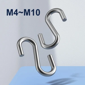 S Haken Φ2~Φ10 A2 Edelstahl S Haken Küche Fleischpfanne Utensilien Kleiderbügel - Bild 1 von 8