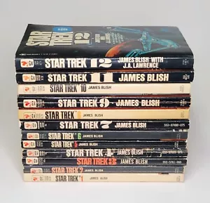 Star Trek Complete Set of 12 Paperbacks by James Blish 1972-1978 - Picture 1 of 7