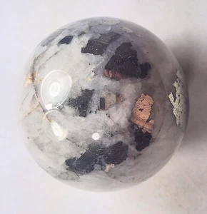 Pyrit in Quarz 73 mm Innendekor Kugel für Zuhause oder Büro 6171 - Bild 1 von 12