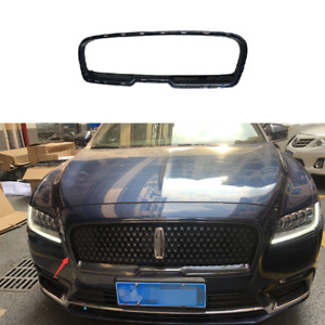 Carbon Fiber Exterior Front Grille Grill Frame For Lincoln Continental 2017-2021