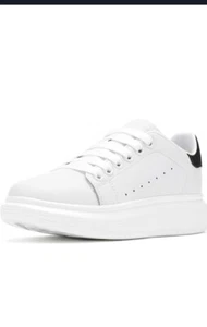NewEndostar Womens Fashion Low Top Walking Shoes White Size 5.5 - Picture 1 of 6