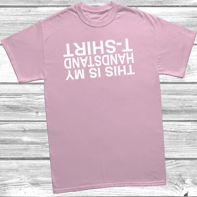 FRUIT OF THE LOOM This Is My Handstand T Shirt Kids Girls Boys Funny Gymnastics Acrobat