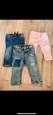 3 Jeanshosen H&M, impidimpi, Größe 74/ 80, super Zustand - Bild 1 von 4