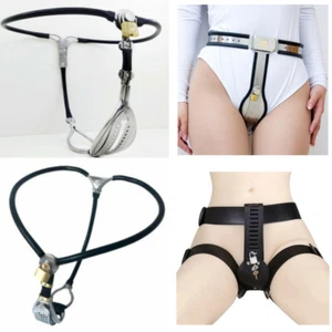 Dispositivo de bloqueo de cinturón de castidad para mujer pantalones ajustables ropa interior disfraz - Imagen 1 de 36